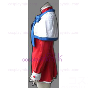 Kanon Girl Blue Edge Sjaal Uniform Cosplay Kostuum