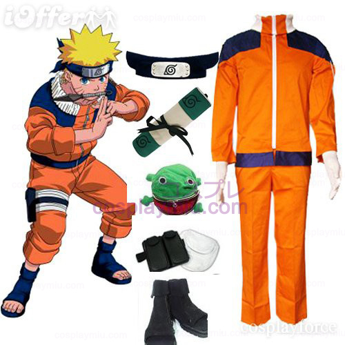 Naruto Shippuden Uzumaki Naruto Cosplay Kostuum
