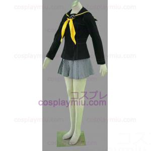 Shin Megami Tensei: Persona 4 Gekkoukan High School Winter Meisje Uniform Cosplay Kostuum