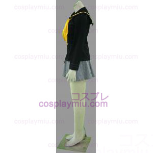 Shin Megami Tensei: Persona 4 Gekkoukan High School Winter Meisje Uniform Cosplay Kostuum