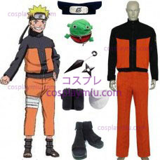 Naruto Shippuden Pre-Uzumaki Naruto Cosplay Kostuum
