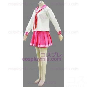 Lucky Star Sakura School Girl Winter School Uniform Cosplay Kostuum