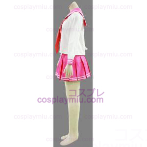 Lucky Star Sakura School Girl Winter School Uniform Cosplay Kostuum