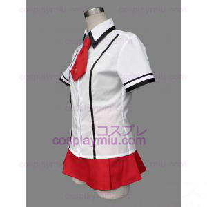 Baka to Test om Shoukanjuu Girl Summer Uniform Cosplay Kostuum