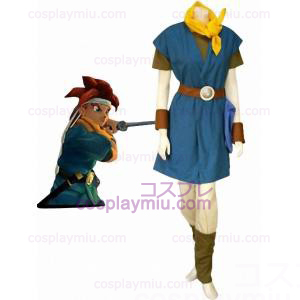 Chrono Trigger Chrono Uniform Doek Cosplay Kostuum