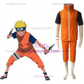 Naruto Shippuden Uzumaki Cosplay Kostuum en Set accessoires