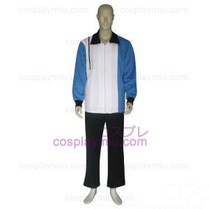 De Prince Of Tennis Hyotei Gakuen Donkerblauw Wit en Zwart Cosplay Kostuum