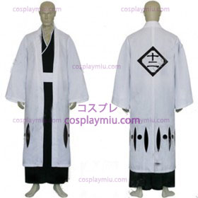 Bleach 12e Divisie Captain Kurotsuchi Mayuri Men's Cosplay Kostuum