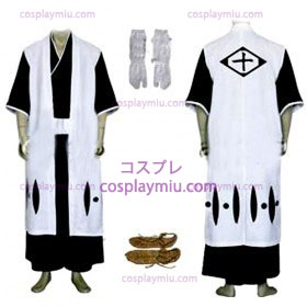 Bleach 10de divisie Captain Toushiro Hitsugaya Mannen Cosplay Kostuum