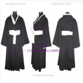 Bleach Kuchiki Rukia Soul Reaper Black Uniform Cosplay Kostuum