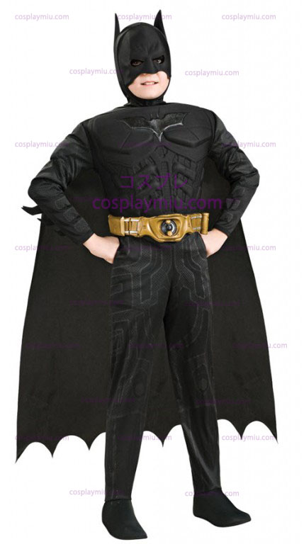 Zwarte Batman Kostuum