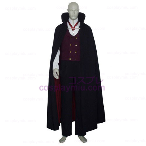 Gothic Vampire Elite Gent Cosplay Kostuum