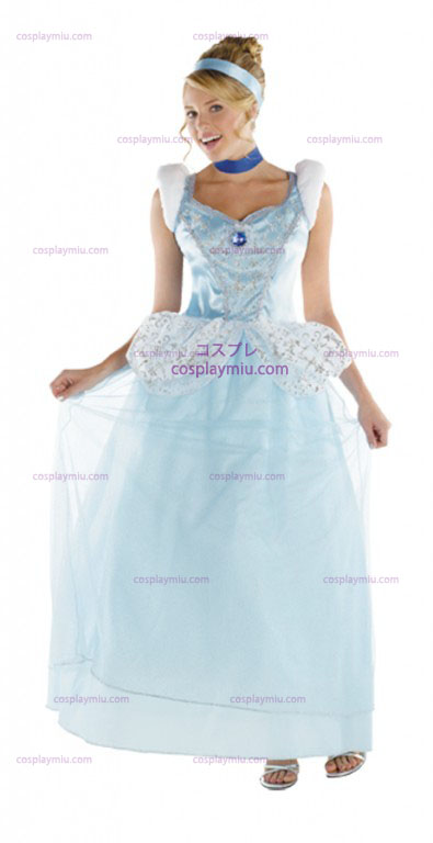 Womens Disney Deluxe Cinderella Kostuum