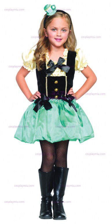 Alice in Wonderland Kostuum Tea Party Girl's