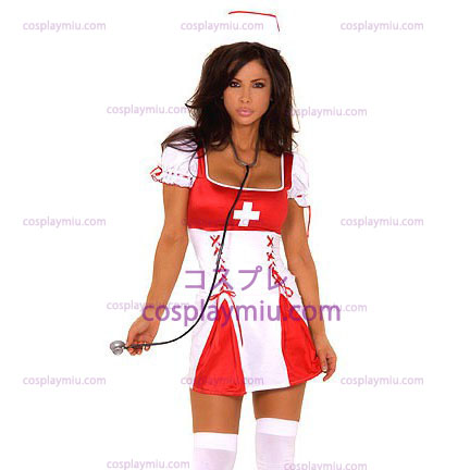 Hoofd Nurse Sexy Volwassen Kostuum