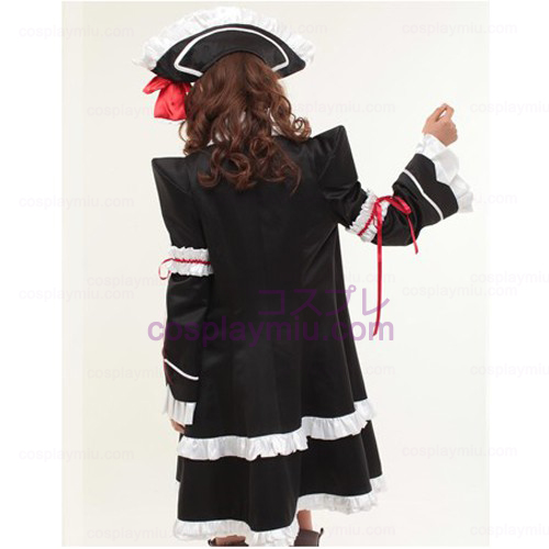 Rode Lelie Anna Cosplay Anime Halloween Pirate Maid Kostuums
