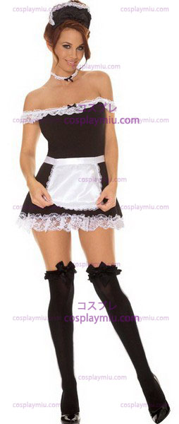 4 PC Franse Maid Costume