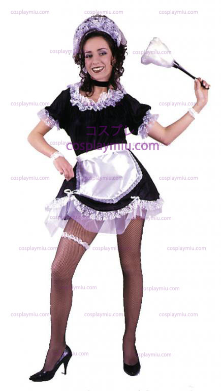 Franse Maid Adult Cosplay Kostuum