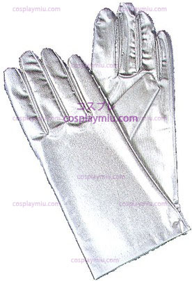 Handschoenen Reg Metallic, Zilver