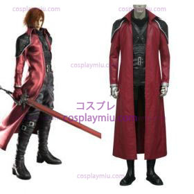 Final Fantasy VII Genesis Rhapsodos Mannen Cosplay Kostuum