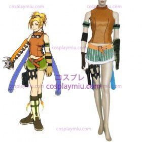 Final Fantasy X Rikku Vrouwen Cosplay Kostuum