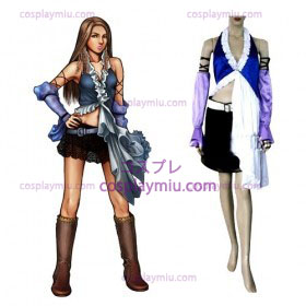 Final Fantasy XII Yuna Lenne Song Vrouwen Cosplay Kostuum