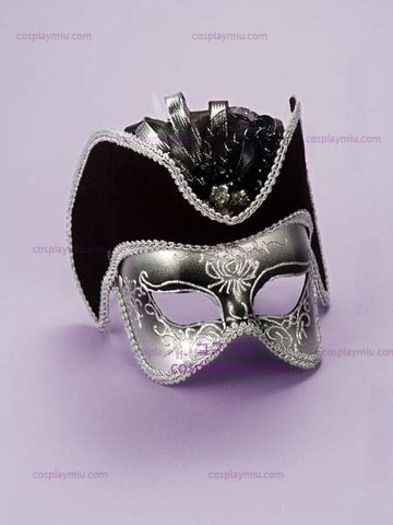 Zilver Venetiaans Masker