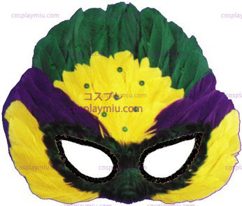 Masker Mardi Gras Sequin Veer