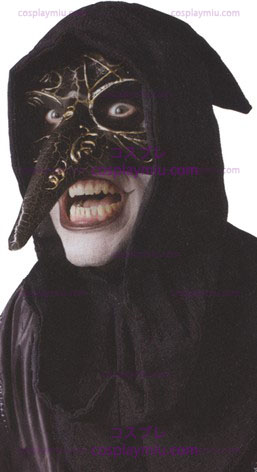 Venetiaans Masker Raven Black