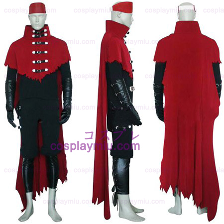 Final Fantasy VII Vincent Valentine Halloween Cosplay Kostuum