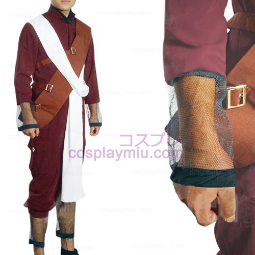 Naruto Shippuden Gaara Red Cosplay Kostuum en Set accessoires