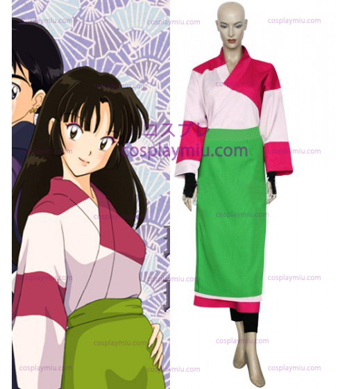 Inuyasha Sango Kimono Cosplay Kostuum
