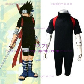 Naruto Shippuden Sasuke Cosplay Kostuum