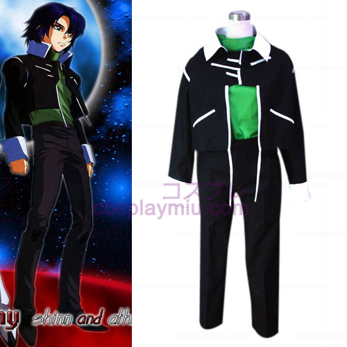 Gundam Seed Destiny Zala Green Cosplay Kostuum