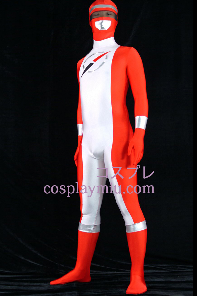 Operation Overdrive Red Ranger Lycra Spandex Superhero Zentai Kostuums