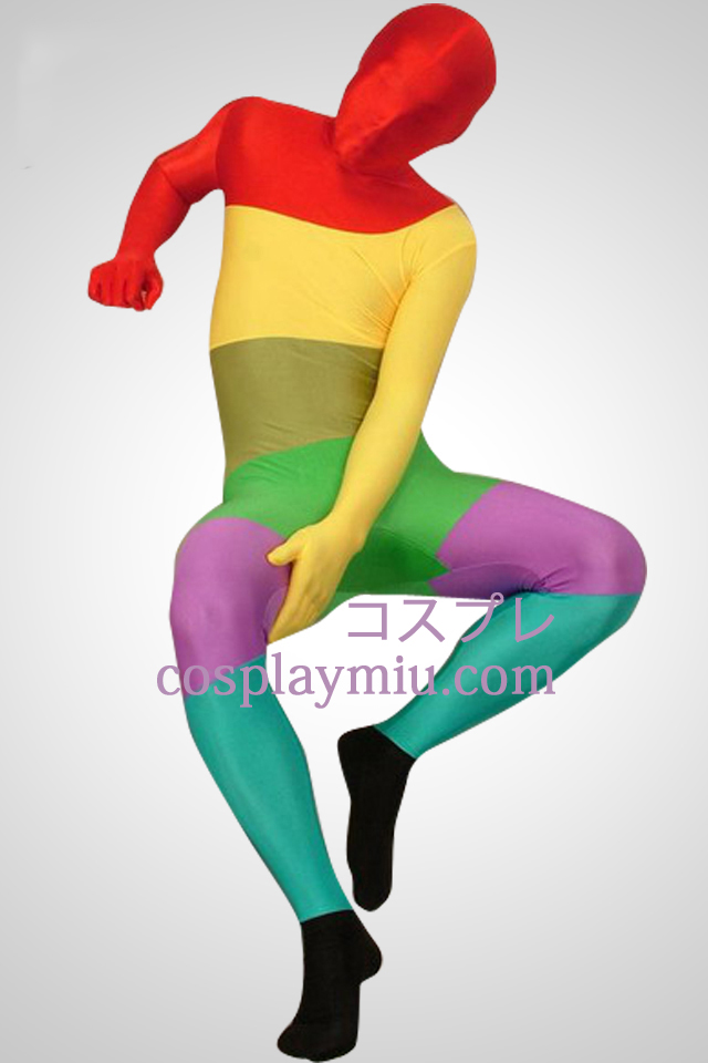 Multi-color Full Body Lycra Spandex Zentai Kostuums
