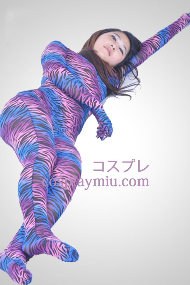 Multi-color Unisex Velvet Zentai Kostuums