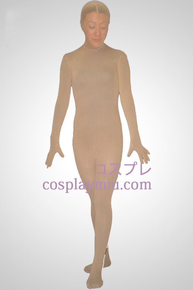 Naakt Skin Color Silk Lycra Spandex Unisex Zentai Kostuums