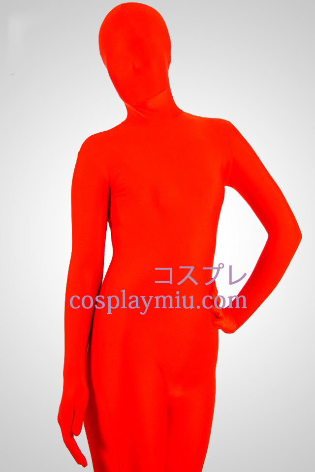 Red Lycra Spandex Unisex Zentai Kostuums