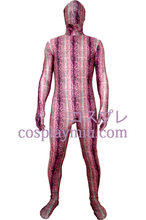 Roze Digital Prints Lycra Zentai Kostuums
