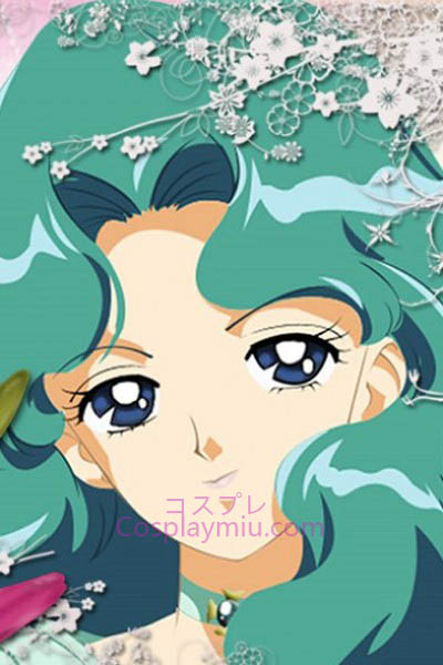 Sailor Moon Kaiou Michiru Sailor Neptune Cosplay Pruik